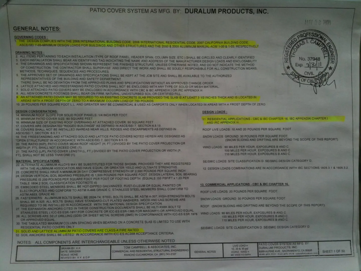 A picture of the back of an official document.