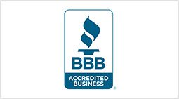 A bbb accredited business seal.